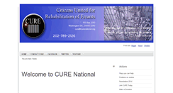 Desktop Screenshot of curenational.org