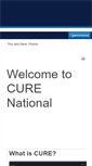 Mobile Screenshot of curenational.org