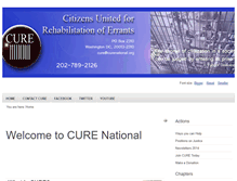 Tablet Screenshot of curenational.org